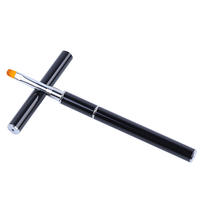 1 pièce Pinceau double embout pour extension de gel, stylo de peinture florale, spatule pour gel UV acrylique, outil de manucure