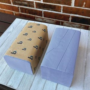 "Boardwalk Windshield <b>Paper</b> <b>Towels</b> Unscented 9.125 X 10.25 <b>Blue</b> 250/PK 9 Packs/Carton-Car Wash <b>Towel</b>" - Product Image 3