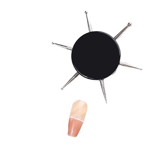 Aimeiier Herramienta de Manicura Multiusos 6 en 1 con Puntas de Disco Volador, Bolígrafo de Puntos para Arte de Uñas DIY, Puntas de Metal con Diferentes Puntos de Perforación - Product Image 2