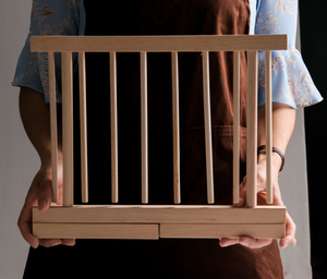 Escurridor de Madera Maciza Japonés, Material de Bambú y Palo de Rosa, para Fideos y Pasta, Uso en Alimentos - Product Image 4