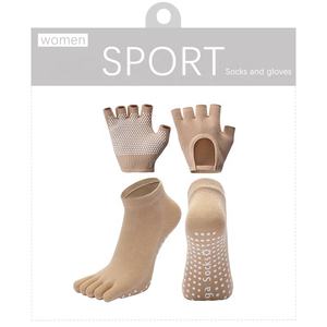 Calcetines de Yoga y Pilates para Mujer, con Cinco Dedos, para Danza y Ejercicio, Tejidos, Antideslizantes, Modelo A-2627 - Product Image 3