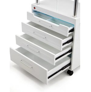 Wholesale Salon Shop Equipment Carts Manicure Chair Beauty Salon <b>Trolley</b> Cart with Folding Lamp Salon Furniture Modern - Product Image 2