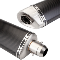 Knalpot sepeda motor, Tautan pipa Tautan depan sistem penuh 51mm untuk MT-09 MT09 FZ-09 2021 2022 2023
