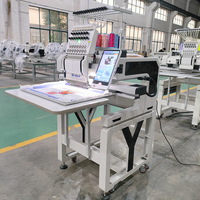 Meilleur rabais Dahao QM 1201 1501 Machines à broder industrielles à tête unique pour ordinateur Casquettes Chemises Nouveau 1200 tr/min 12/15 couleurs