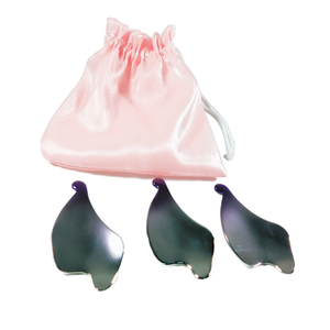 Set de Herramientas Gua Sha de Moda DIY: Tabla Facial, Rodillo de Masaje, Caja Personalizada, Gua Sha de Acero Inoxidable con Logotipo de Corazón Metálico para Cuerpo - Product Image 1