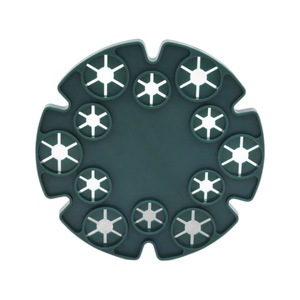 Support de plante en bambou Haihua, vert, diamètre 13,5 cm, pour plantes grimpantes, treillis de jardin, structure de fixation - Product Image 5