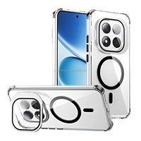 Coque de téléphone magnétique antichoc de bonne qualité pour Redmi Note 15 Pro Plus 5G, avec protection d'objectif et film protecteur