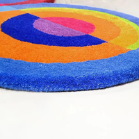 Custom Handmade Wool Runner Rug | Eco Friendly High Pile Stain Resistant Colorful Modern Durable Carpet for Kitchen Living