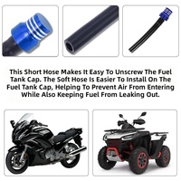 Bouchon de réservoir de carburant en aluminium pour moto tout-terrain, VTT, buggy de plage, accessoires automobiles, bouchon de ligne de carburant, bouchon de purge, bouchon de soupape de ventilation