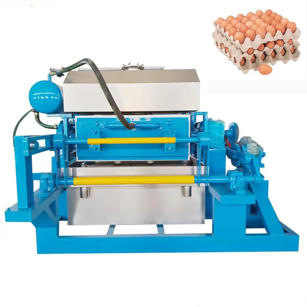 Vari stili macchina per lo stampaggio di vassoi per uova macchina per la produzione di vassoi in plastica per uova