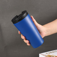 Nouvelles bouteilles d'eau réutilisables en acier inoxydable de 20 oz pour enfants, tasses de voyage à café, gobelets personnalisables avec logo, sans BPA, anti-fuite, 12-24h