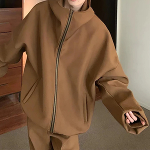 Custom Heavy Cotton Wide Arms Sweatshirts Fall Winter Fashion <strong>Cardigan</strong> Casual Sports Loose <strong>Mens</strong> <strong>Fleece</strong> Oversized Zip up Hoodie - Product Image 1