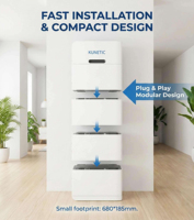 Sistem Tenaga Surya LiFePO4 19.2kWh 288V 400AH, Modular, Dapat Ditumpuk, All in One, IP65, CAN, untuk Cadangan Daya Rumah & Kemah Luar Ruangan