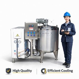 2000L Stainless Steel Sanitary Milk Cooling <b>Machine</b> New & Dairy Processing Line Equipment for Butter & Food Farm Industries - Product Image 6