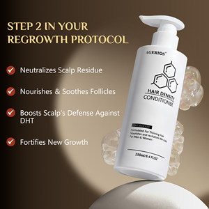 Bestverkochte haarherstellende <span class=keywords><strong>shampoo</strong></span>, conditioner, serum met 5% actieve ingrediënten & natuurlijke DHT-blokkers. Complete behandeling voor dunner wordend haar. - Product Image 2