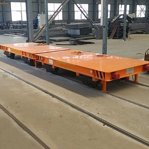 Nhiệm vụ nặng nề 20t trackway điện chuyển xe pin lithium điều khiển tùy chỉnh tốc độ đường sắt điện xe phẳng để bán - Product Image 5