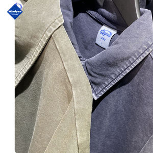 Custom 2023 Summer New oversize Streetwear Heavyweight Acid Wash <span class=keywords><strong>Polo</strong></span> da uomo <span class=keywords><strong>Vintage</strong></span> - Product Image 5