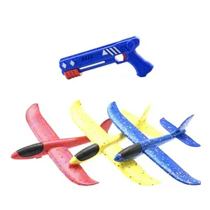Súng Cao Su 3 Máy Bay + 1 Súng Bán Chạy Tàu Lượn Bay Máy Bay Xốp Phóng Đồ Chơi Máy Bay - Product Image 1