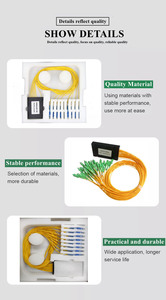 NT-PLC004 PLC <span class=keywords><strong>Splitter</strong></span> mô-đun 1x2 1x4 1x8 1x16 1x32 1x64 <span class=keywords><strong>2x2</strong></span> 2x4 2x8 2x16 2x32 ABS mô-đun sợi bộ chia PLC - Product Image 6