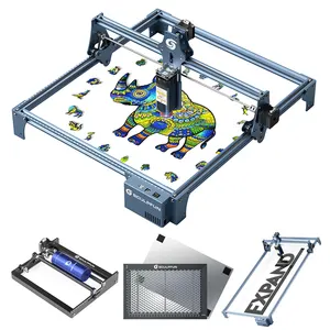 SCULPFUN S9 5.5W 4 in 1 Laser Cutting Engraver Rotary Roller Extension Kit 400*400mm Honeycomb Panel Laser Engraving Machine