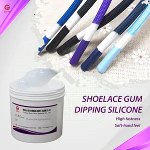 Shoelaces gum dipping Silicone liquid Resin Shirt Screen Printing Rubber Products Shoelace Dipping