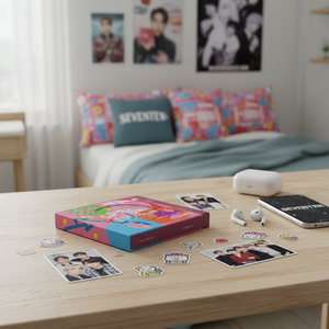 Pegatinas de K-Pop de alta calidad SEVENTEEN - SEVENTEEN 12th Mini Album 'SPILL the FEELS' [CARAT Ver.] Ídolo masculino Popular Coreano - Product Image 3