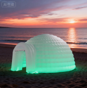 Carpa Domo Inflable LED Portátil para Camping, Carpa Tipo Iglú, Toldo, Refugio, Carpa Domo Inflable Grande para Eventos y Fiestas - Product Image 1