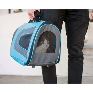 Cage de transport pour animaux de compagnie approuvée par les compagnies aériennes, certifiée BSCI - Cage souple, résistante à l'eau, pliable, pour chats, petits chiens, chiots et - Product Image 6
