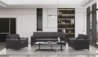 Canapé de bureau JOHOOFURNITURE, canapé commercial OEM ODM, canapé de bureau pour usage commercial, moderne, robuste, confortable et durable