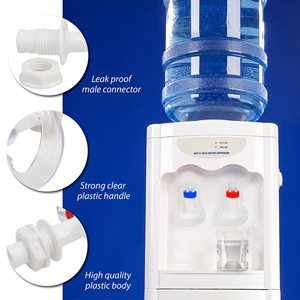 17mm Plastic Push Handle <strong>Tap</strong> Faucet <strong>Component</strong> Replacement for <strong>Water</strong> Dispenser <strong>Tap</strong> Kitchen Faucet Accessory - Product Image 4