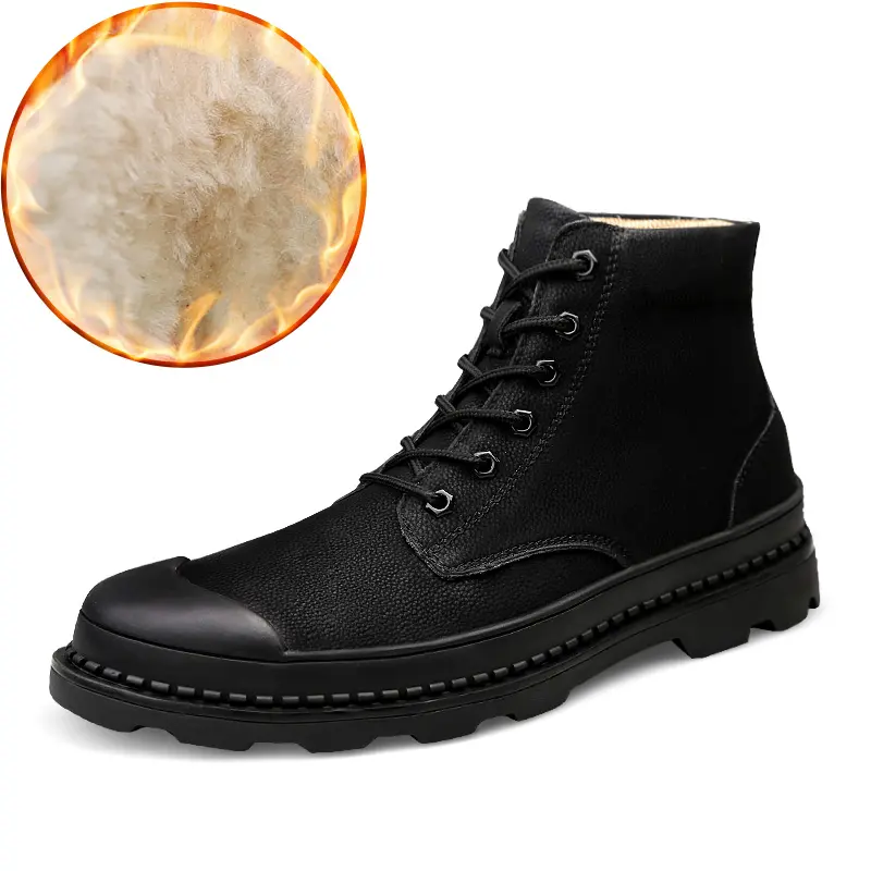 mens black boots