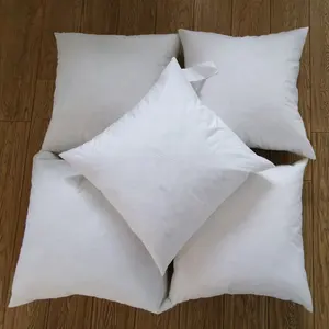 High Quality Pillow High Pure White Sticky Goose Down Pillow With Cotton Cover Filling Feather Pillow Core Cushion Insert Of Home