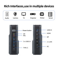 Office Desktop Mini Pc Intel N150 MX550 4G 4K Display HDMI DP 2.5GbE LAN Gaming Mini Pc for Business Home Win 11Linux Server