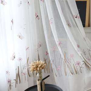 Rèm Innermor Hình Bướm Con Chuồn Chuồn Cho Phòng Khách Rèm Thêu Hoạt Hình Cho Phòng Ngủ Và Nhà Bếp Tùy Chỉnh - Product Image 4