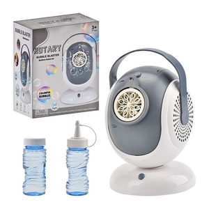 Máquina de burbujas de escenario giratorio eléctrico completamente automático Maleta de plástico transfronteriza de varios orificios con un clic para fiestas - Product Image 6