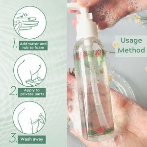 100% Natural femenino <span class=keywords><strong>Vaginal</strong></span> Yoni Gel de lavado hidratante Gel de limpieza genital para el cuidado íntimo de Yoni de las mujeres - Product Image 6