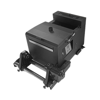 Mesin Penggoyang Printer DTF Aluminium Otomatis Penuh Baiyin, Kompatibel Epson, Ukuran 33cm 30cm A3 untuk Pemrosesan Bubuk DTF