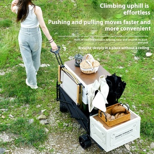 Carrito Plegable para Exteriores con Tela Oxford y Bolsillos de Malla para Camping y Uso en Parques - Product Image 3