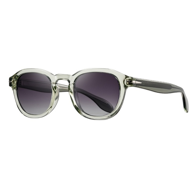 High Quality Wholesale Luxury Acetate Sunglasses Transparent Fashion Style Retro Acetate Girls Sunglasses Latest Fashion