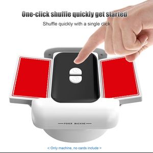 Barajador de Cartas Eléctrico Automático de 2 Mazos, Recargable e Inalámbrico, con Puerto Tipo-C para Mayor Comodidad - Product Image 5