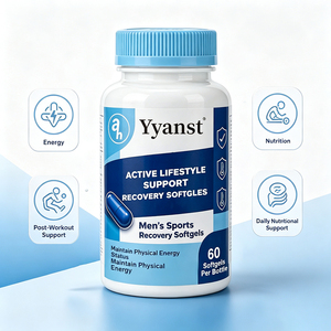 Men's Sports Recovery Softgel Capsules 60pcs 800mg Support <b>Post</b> Workout Status Maintain Physical Energy Daily Supplement for Men - Product Image 2