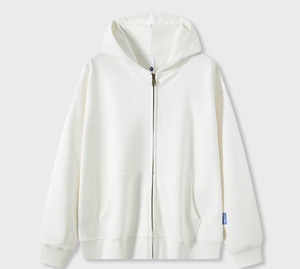 Sudadera tipo cárdigan 100% algodón para hombre, estilo moderno, gruesa, para otoño e invierno, holgada, versátil, informal, deportiva, con capucha, para parejas. - Product Image 6