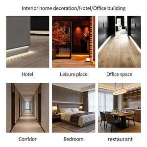 <span class=keywords><strong>Plinthe</strong></span> en alliage d'aluminium avec éclairage au sol et au mur, <span class=keywords><strong>plinthe</strong></span> avec éclairage pour villa et hôtel - Product Image 3