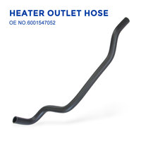 Tuyau de sortie de chauffage 6001547052 pour Dacia Logan Sandero 1.4 1.6L, en caoutchouc EPDM, pour liquide de refroidissement