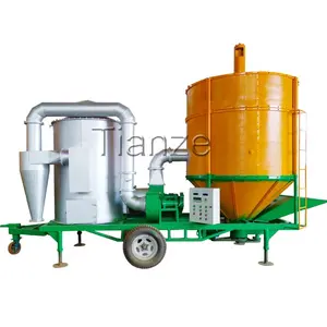 Home Use Mini Small Mobile Batch Portable Rice Grain Paddy Corn Maize Wheat Rapeseed Sorghum Wood Biomass Fuel Dryer Machine