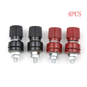 Terminales de Tornillo de 6 mm M6 para Fuente de Alimentación, <span class=keywords><strong>Poste</strong></span> de Conexión (Rojo + Negro) - Product Image 1