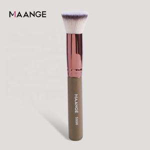 Brocha de base profesional individual con logotipo privado, brocha cosmética de alta calidad, brocha de maquillaje plana - Product Image 3