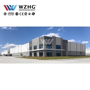 Fábrica de estructuras de acero industrial para aplicaciones de fabricación y edificios de oficinas Diseño moderno Vida útil de 50 años - Product Image 1