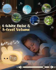 Machine de son de <span class=keywords><strong>veilleuse</strong></span> pour enfants Ready to Rise Sleep Trainer et réveil OK pour les tout-petits et les enfants - Product Image 4