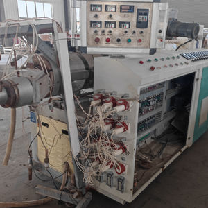 Línea de máquina de fabricación de tuberías de PVC de <span class=keywords><strong>segunda</strong></span> <span class=keywords><strong>mano</strong></span>, máquina de cinta de <span class=keywords><strong>goteo</strong></span> de emisor plano agrícola, tornillo de riego, Motor de plástico, PLC - Product Image 5